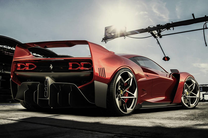 Ferrari F40 Redesigned As Stunning Modern Day Supercar Carbuzz