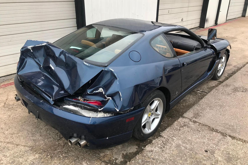 Here S Why This Wrecked 1995 Ferrari 456 Is A Great Buy Carbuzz