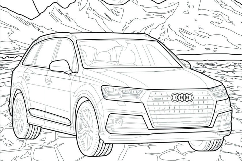 Self-Isolate At Home With This Free Audi Coloring Book | CarBuzz