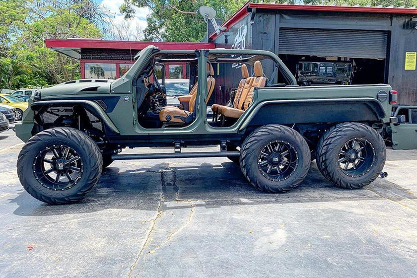 Jeep Wrangler Gets Hardcore 6x6 Upgrade | CarBuzz