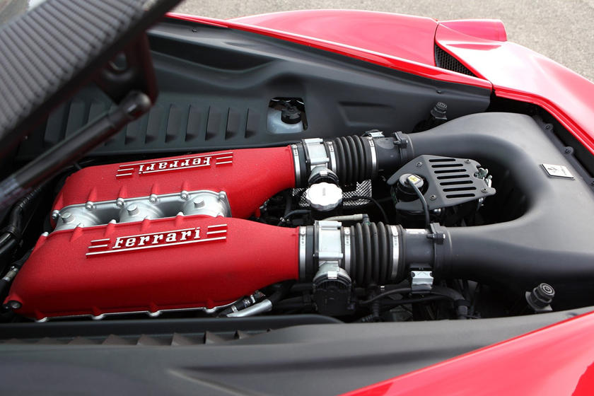 2010-2015 Ferrari 458 Italia Engine Bay
