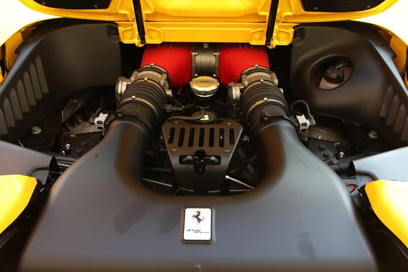 2012-2015 Ferrari 458 Spider Engine Bay