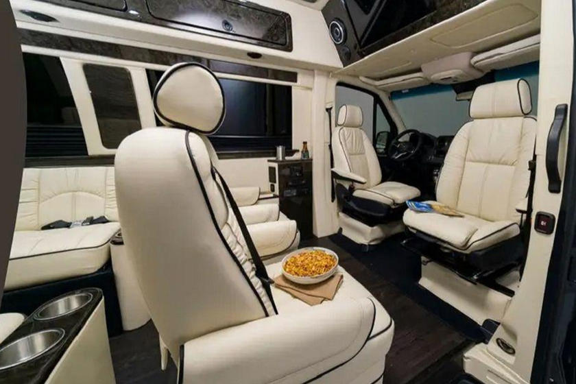 luxury sprinter van with bathroom
