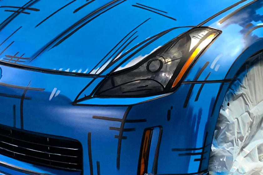 Hand-Painted Nissan 350Z Looks Like A Cartoon Drawing | CarBuzz