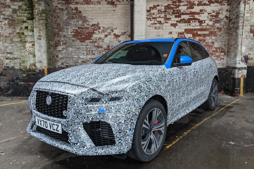 Here S Proof That A Facelifted Jaguar F Pace Svr Is Coming Carbuzz