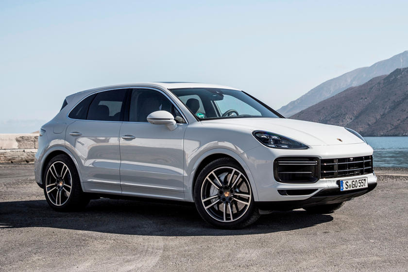 2018-2021 Porsche Cayenne Turbo Front Angle View