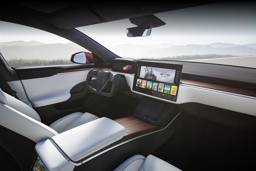Panneau de commande central à carreaux Tesla Model S 2021