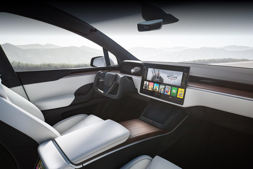 Tableau de bord 2021 Tesla Model X Plaid