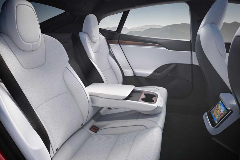 Sièges passagers arrière à carreaux Tesla Model S 2021