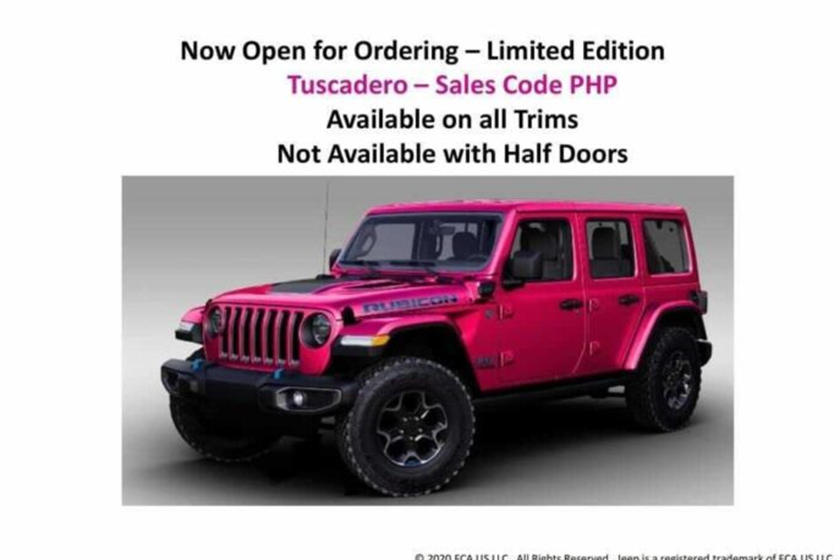 Jeep Design Boss Leaks Wrangler S New Shade Of Pink Carbuzz