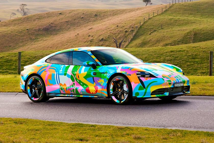 Porsche Creates Taycan NFT Digital Art Car 