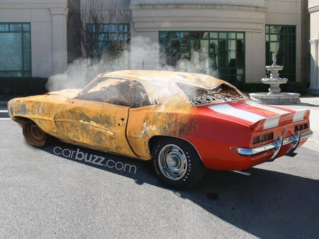 Someone Is Selling This Completely Burnt To A Crisp 1969 Camaro Z 