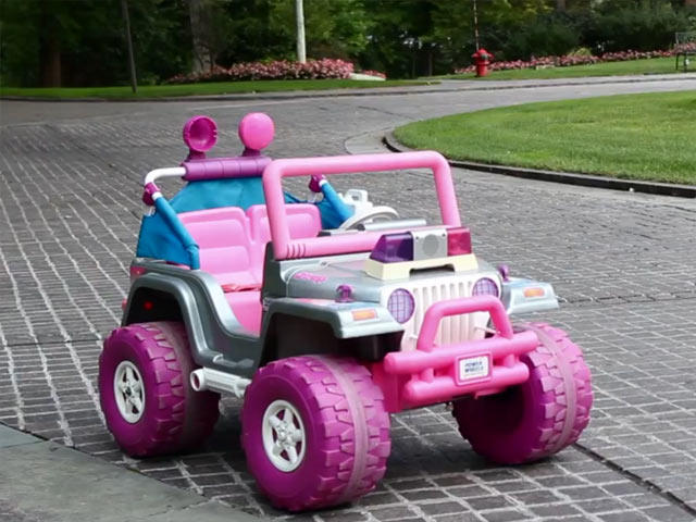 Video: Full Review of the Power Wheels Barbie Jeep Wrangler | CarBuzz