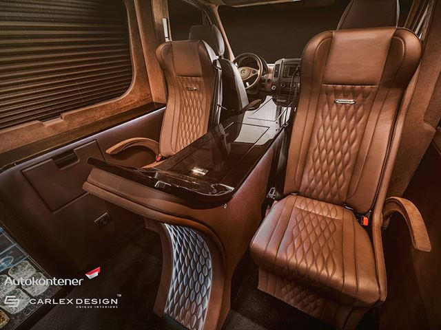 This Is The Poshest Mercedes Sprinter Van You Will Ever See Carbuzz - Mercedes Sprinter Van Leather Seat Covers