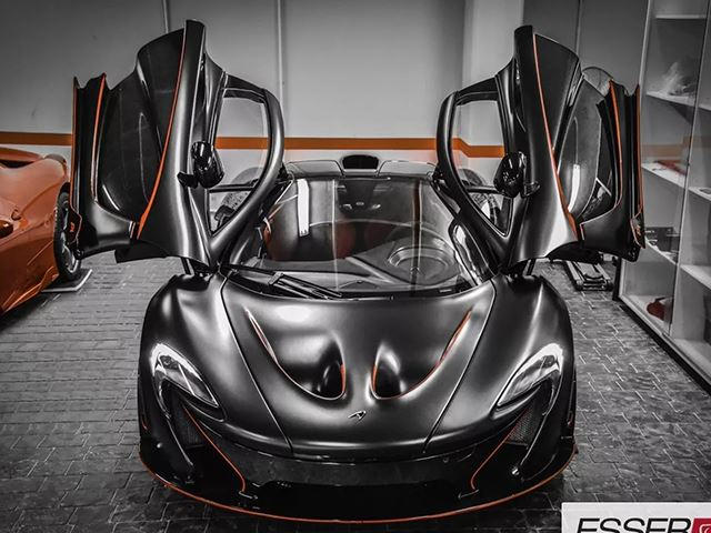 This Is The Only Matte Black Mclaren P1 Mso In The World