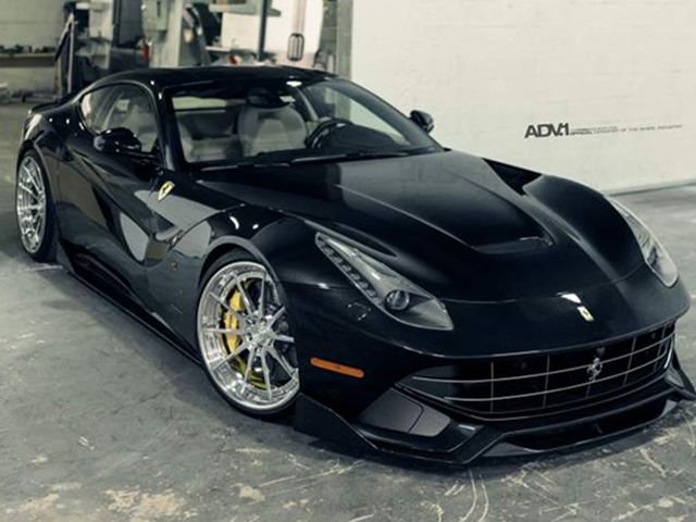 This Sexy F12 On ADV.1 Wheels Is What Happens When Adults Stance Cars ...