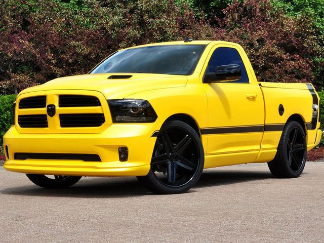 Ram 1500 Rumble Bee Concept It S A Yellow Truck Carbuzz - Rumble Bee Leather Seat Covers