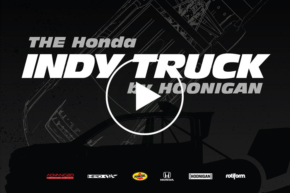 Hoonigan Building Insane 700-HP Honda Ridgeline With IndyCar Twin-Turbo V6 Engine