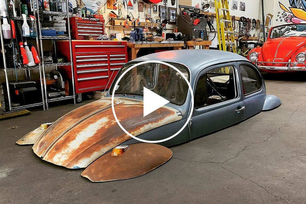 VW Beetle Cut In Half Drives Better Than You Think