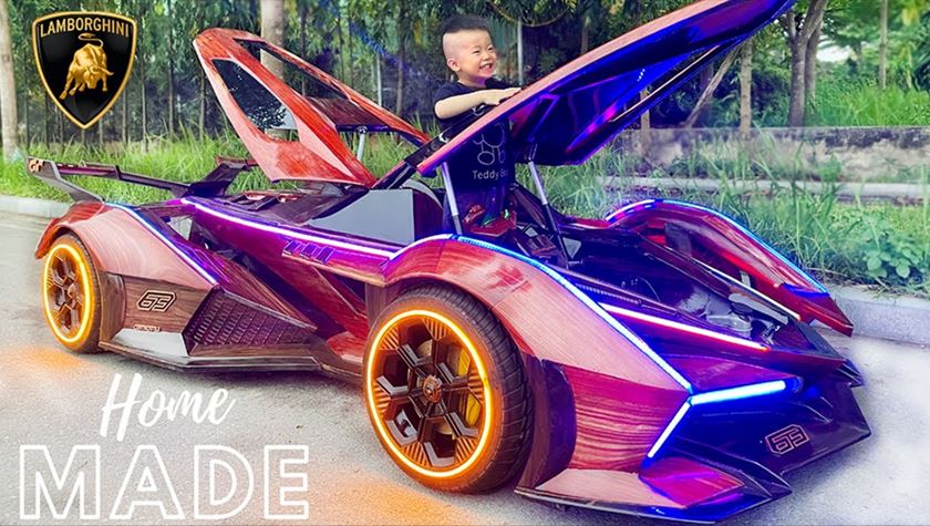 A youth in Gujarat creates a Lamborghini inspired car for a mere Rs 12 lakh